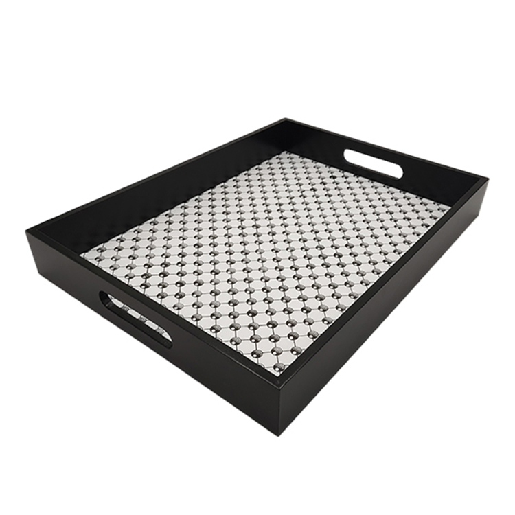 Large Wooden Coffee Tray