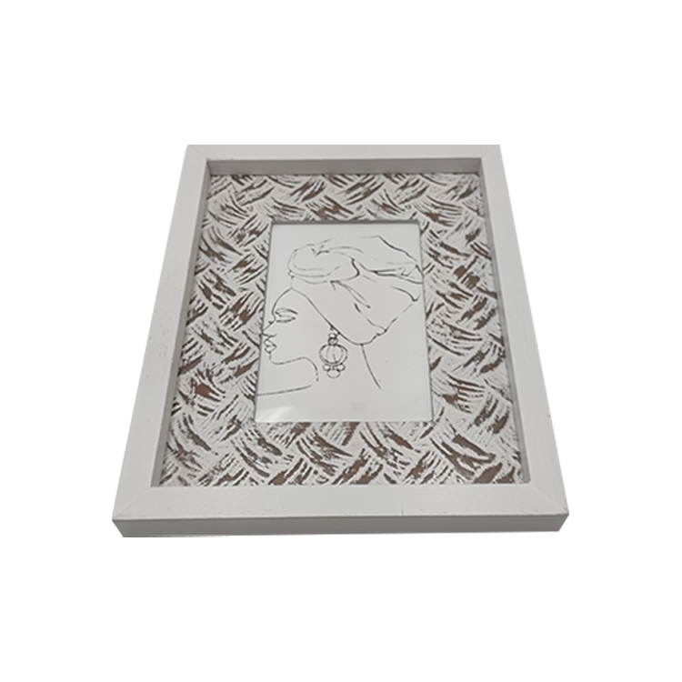 4X6'' Wood Framed Picture