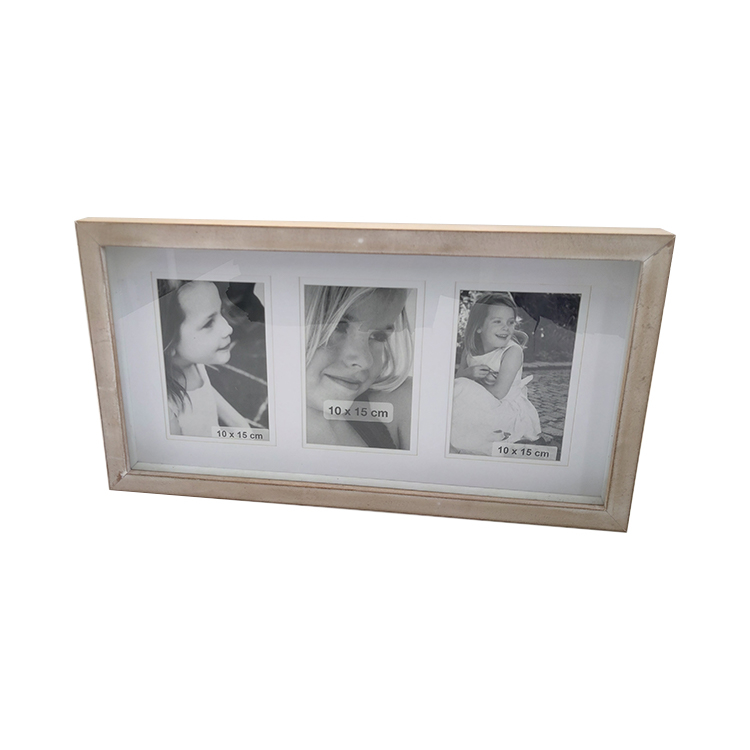Wooden multi photo frame 4*6''