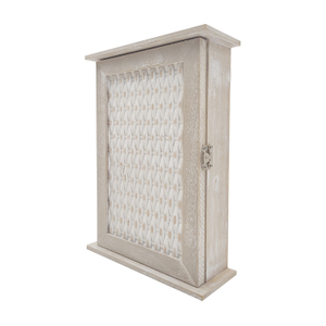 White Wash Wood Key Box