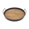 Coffee Tray Factory Manufacture Bandeja De Madera Various Wooden Oval Shape Bamboo Wood Serving Tray