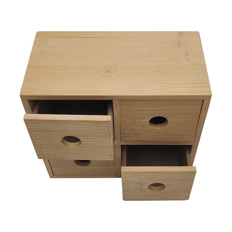 Mini Wood Storage Drawers for Desk