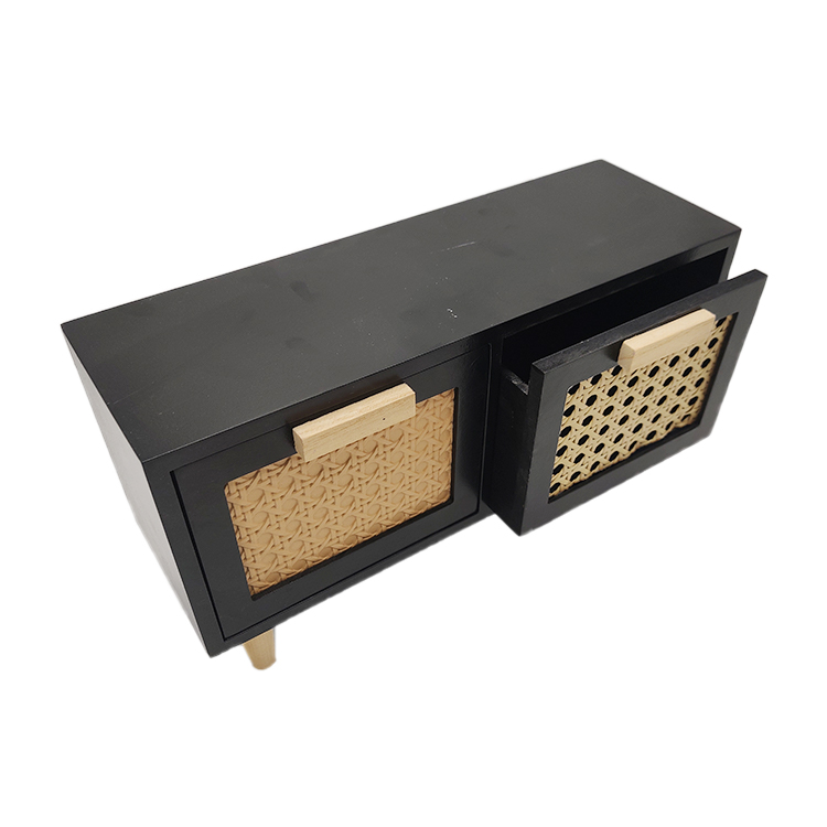 Wooden Business Card Holder for Desk