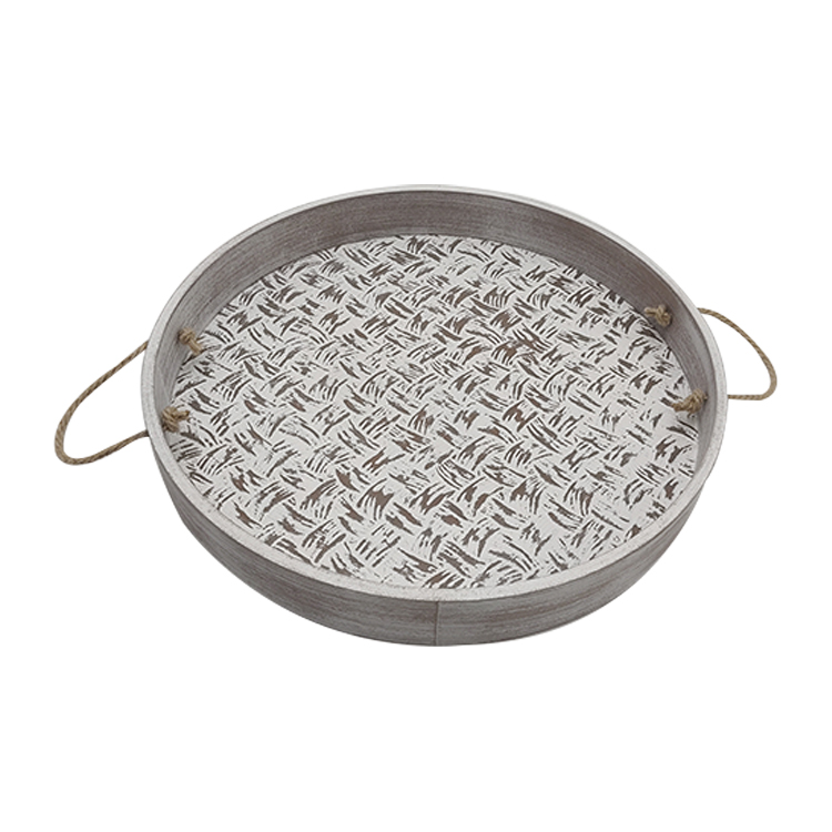 Wooden Tea Tray with Handles