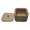 Square Wooden Storage Box