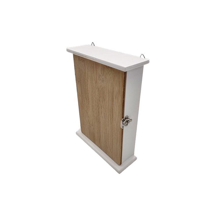 Custom Wood with Bamboo Key Box