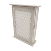 White Wash Wood Key Box