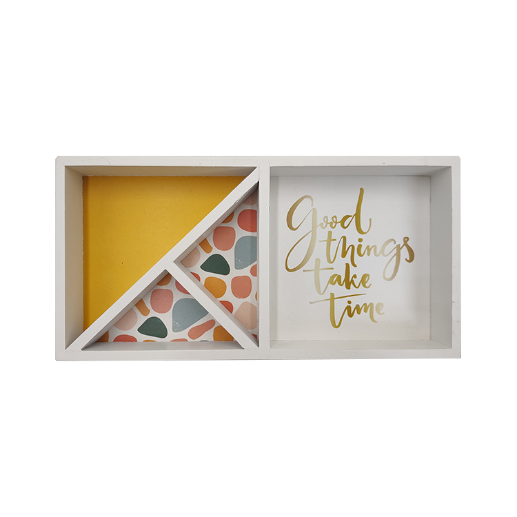 White Wooden Serving Tray