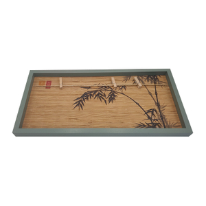 Wood with Bamboo Wall Hanging Frame 