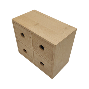 Mini Wood Storage Drawers for Desk